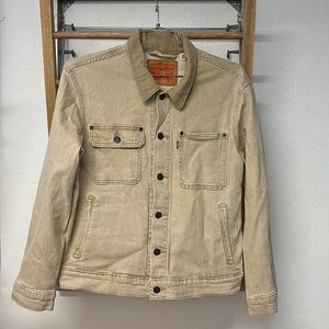 Levi's Levi’s Men’s Stock Trucker Jacket, Light Beige size Small